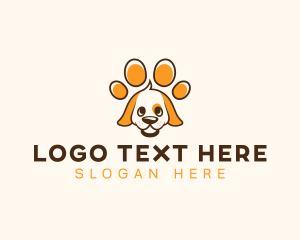 Dog Paw Veterinary Logo