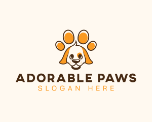 Dog Paw Veterinary logo design