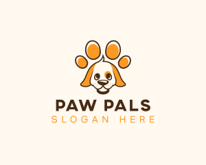 Dog Paw Veterinary logo design