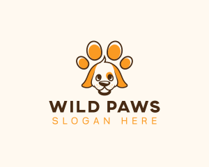 Dog Paw Veterinary logo design