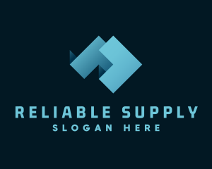 Modern Logistic Arrow logo