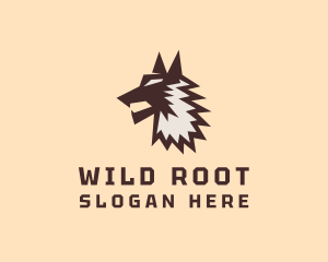 Wild Wolf Character logo design