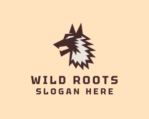 Wild Wolf Character logo design