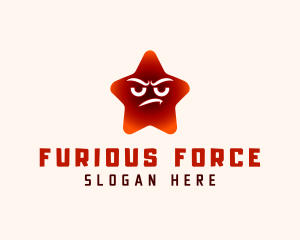 Mad Furious Star logo design