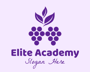 Purple Organic Grapes logo