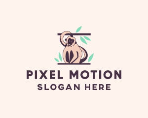 Monkey Chimp Animal logo design