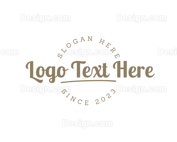 Script Fashion Business Logo