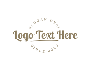 Script Fashion Business logo