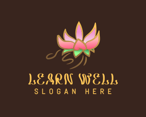 Luxury Lotus Wellness logo design