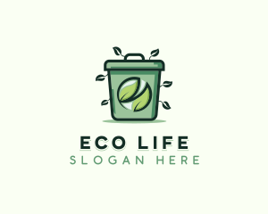 Eco Garbage Sanitation logo design