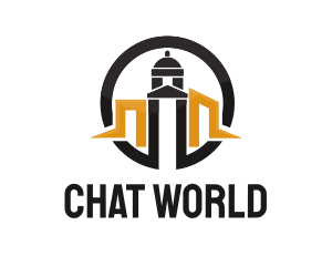 Dome Tower Chat  logo design