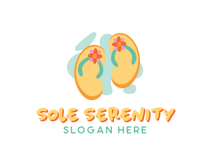 Flip Flops Slippers Footwear logo