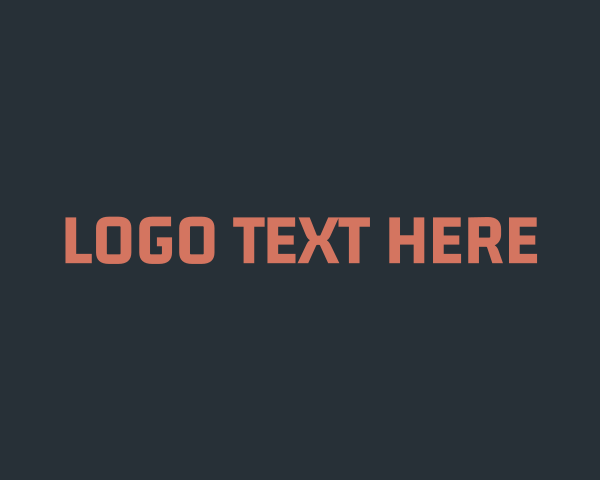 Uppercase logo example 1