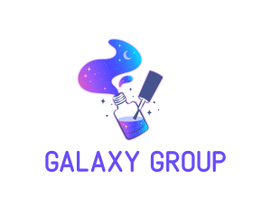 Manicure Galaxy Glitter logo