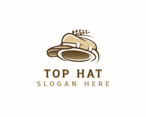 Fashion Wreath Hat logo design