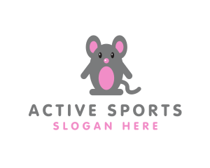 Cute Baby Mouse logo