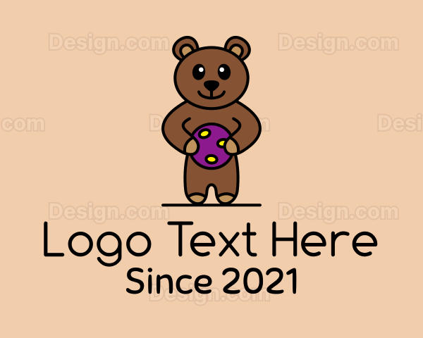 Teddy Bear Toy Logo