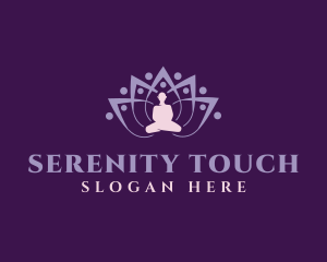 Zen Flower Meditate logo