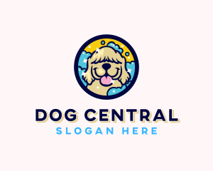 Pet Dog Grooming logo design