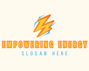 Thunder Energy Power logo design