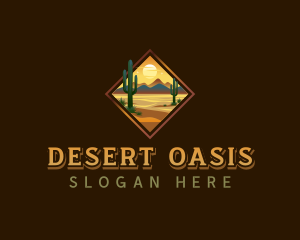 Cactus Desert Travel logo design