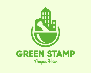 Green City Pharmacy logo design