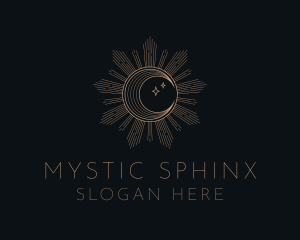 Mystical Lunar Eclipse logo design