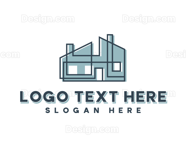 Architect Structure Blueprint Logo