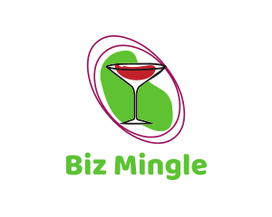 Cocktail Martini Glass logo