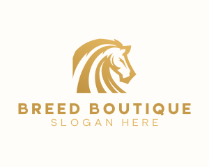 Stallion Horse Animal logo design