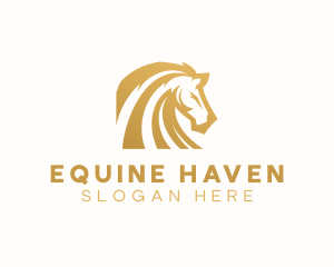 Stallion Horse Animal logo