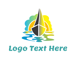 Boat & Sunset logo