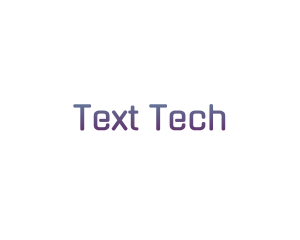 Tech Purple Gradient logo design