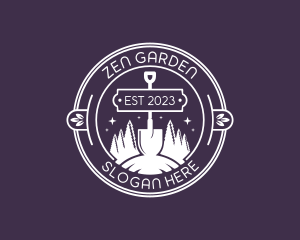 Shovel Garden Landscaping  logo design