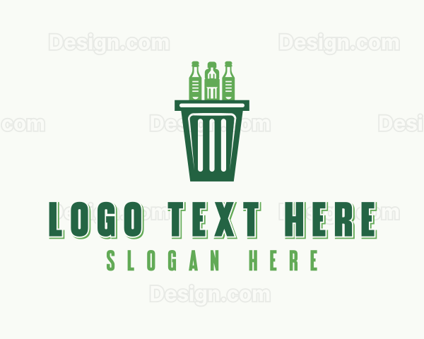 Garbage Trash Bin Logo