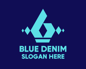 Blue Digital Pen logo design