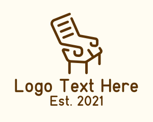Wooden Recliner Armchair logo