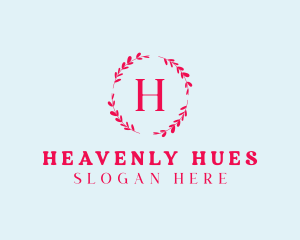 Beauty  Cosmetics Wreath  logo