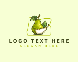 Juicy Pear Fruit logo