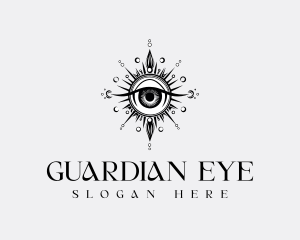 Sacred Spiritual Eye logo design