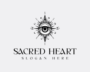 Sacred Spiritual Eye logo design