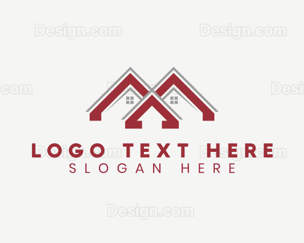 House Roofing Renovation Logo