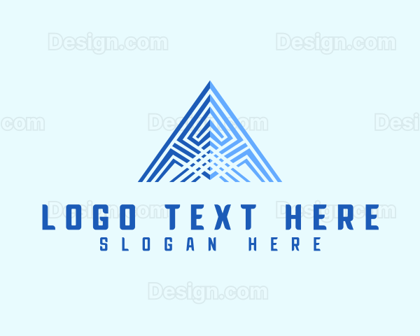 Pyramid Abstract Triangle Logo