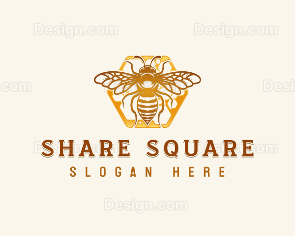 Bee Hive Farm Logo