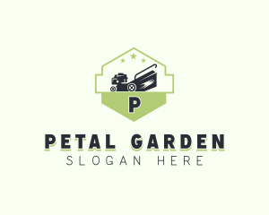 Yard Lawn Mower logo design