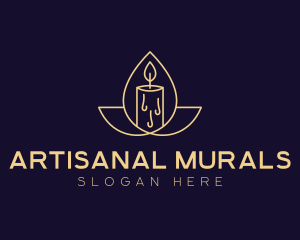 Artisanal Scented Candle logo design