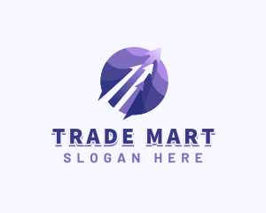 Arrow Stocks Trading logo design