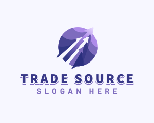 Arrow Stocks Trading logo design