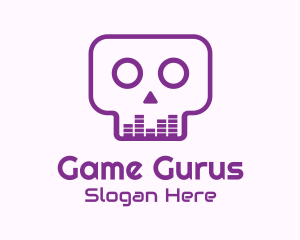 Purple Skull Equalizer logo