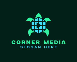 Turtle Media Player logo design